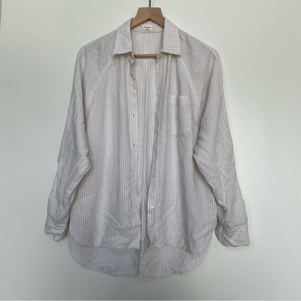 Aritzia Wilfred Free Relaxed Linen Shirt